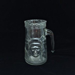 Statue of Liberty Tankard Anchor Glass Vintge 1986